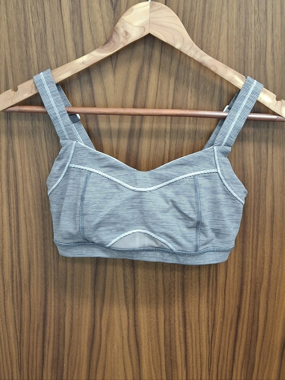 LULULEMON Thick Strap Striped Sports Bra SZ XS